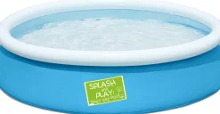 Flat River Group Bestway Fast Set Splash Pool for Kids - Blue, 5' x 15"* Swimming Pools & Water Toys
