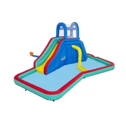 Flat River Group Bestway H2OGO! Waterfall Waves Mega Inflatable Water Park with Slide and Pool* Swimming Pools & Water Toys