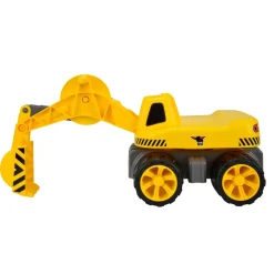 Flat River Group BIG - Power Worker Maxi Digger Rideon - Child-Friendly Construction Toy* Ride-Ons|Ride-Ons & Push-Pull Toys