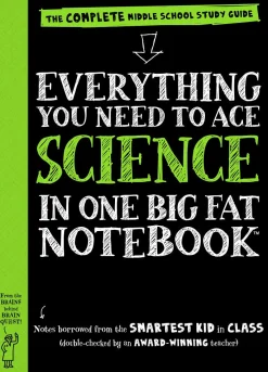 Readerlink Distribution Services Big Fat Notebook: Ace Science Mastery Guide - Middle School Edition*Kids Reading, Writing & Speech|Kids Books