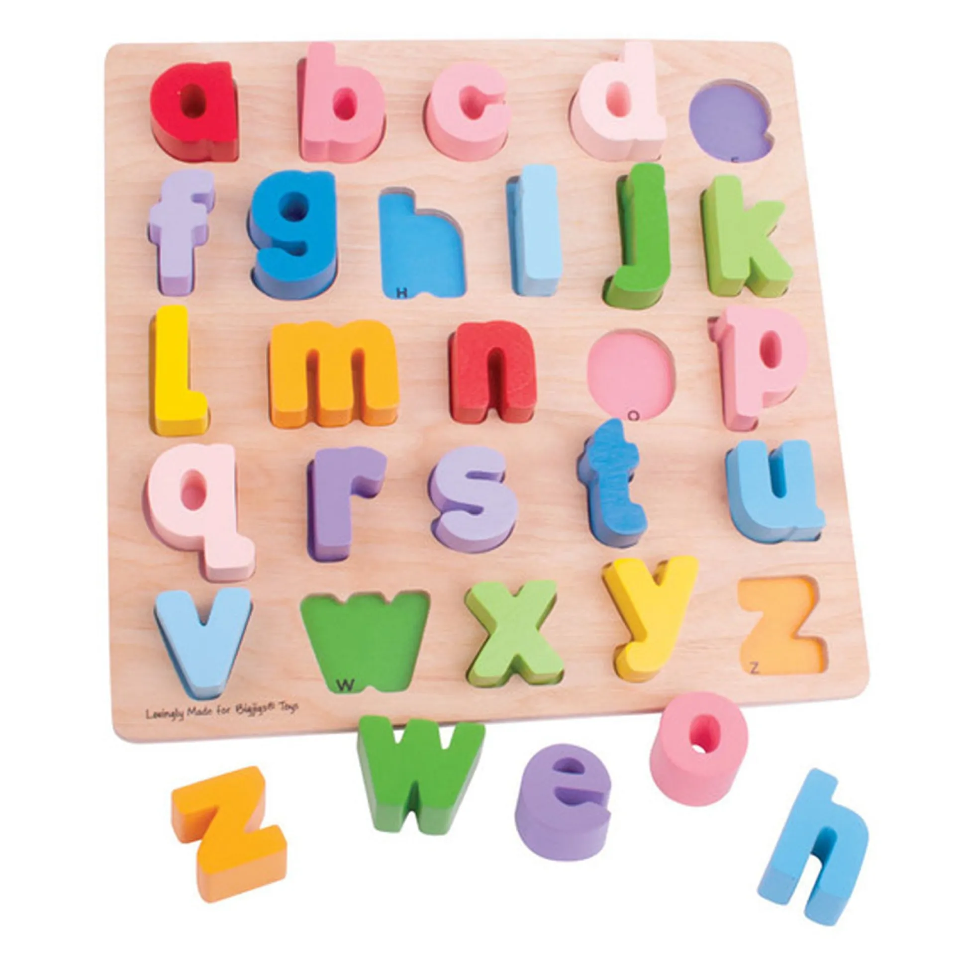 Educators Resource Bigjigs Toys Alphabet Adventure - Colorful Lowercase Chunky Puzzle* Puzzles|Preschool Education Toys & Activities