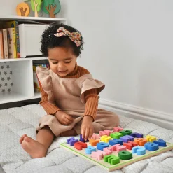 Educators Resource Bigjigs Toys Chunky Alphabet Puzzle - Uppercase Bright Colors* Puzzles|Preschool Education Toys & Activities