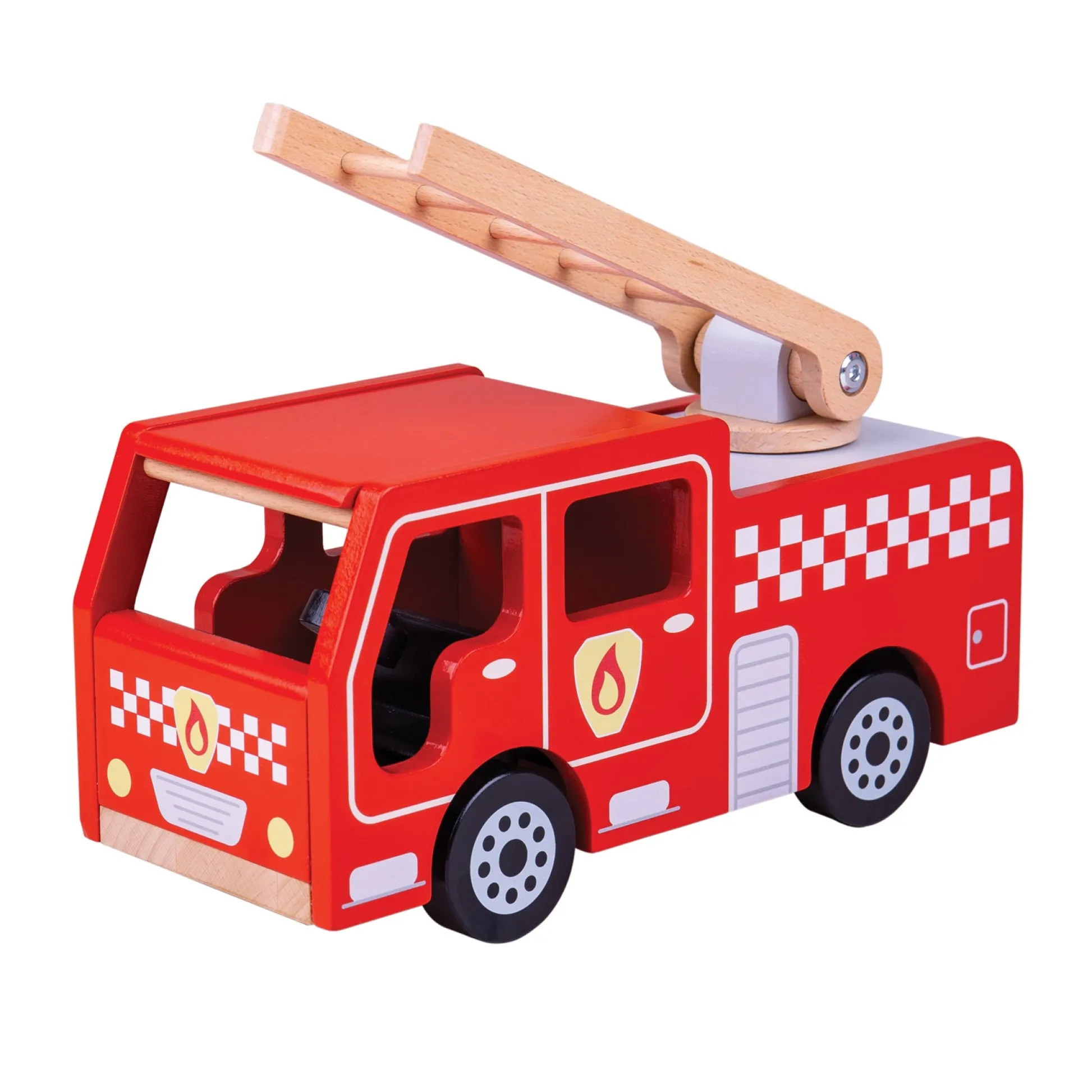 Educators Resource Bigjigs Toys City Fire Engine with Swivel Ladder* Tools & Workshops|Dress Up
