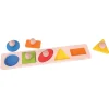 Educators Resource Bigjigs Toys 5-Piece Wooden Peg Shape Matching Puzzle* Puzzles