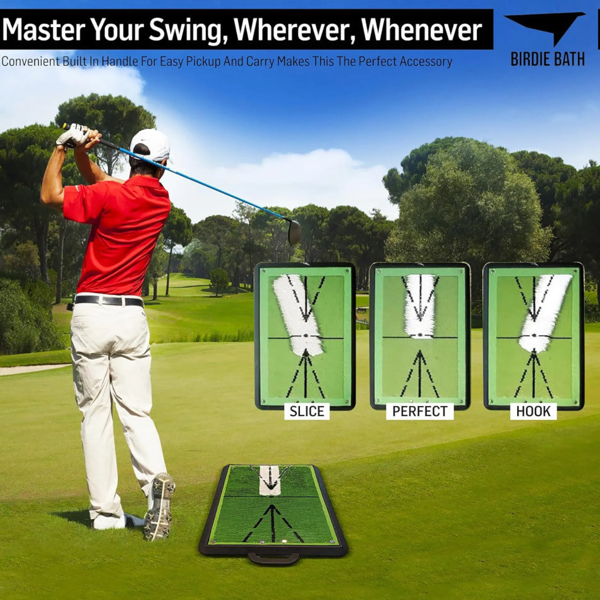Flat River Group Birdie Golf: Birdie Mat - Pro Premium Swing Training Mat* Toy Sports