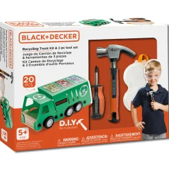 Flat River Group Black and Decker Kids' DIY Recycling Bus Kit with 3-Piece Toolset* Tools & Workshops|Dress Up
