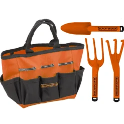 Flat River Group Black and Decker Kids' 4-Piece Gardening Hand Toolset with Bag* Tools & Workshops|Dress Up