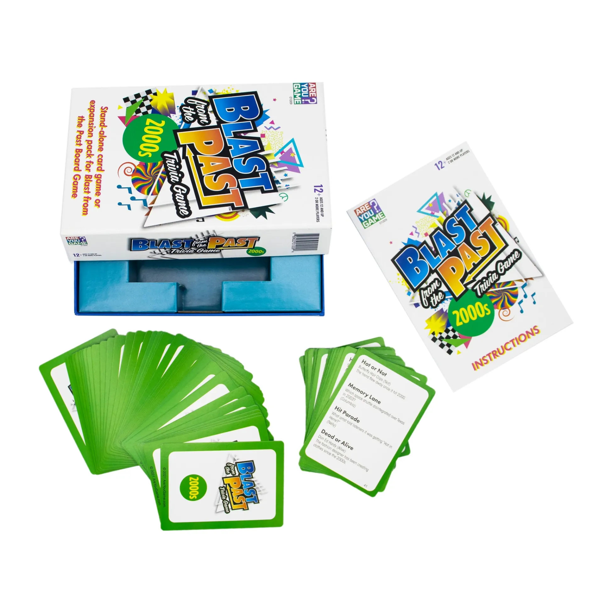AreYouGame Blast from the Past 2000s Trivia Game Expansion* Card Games