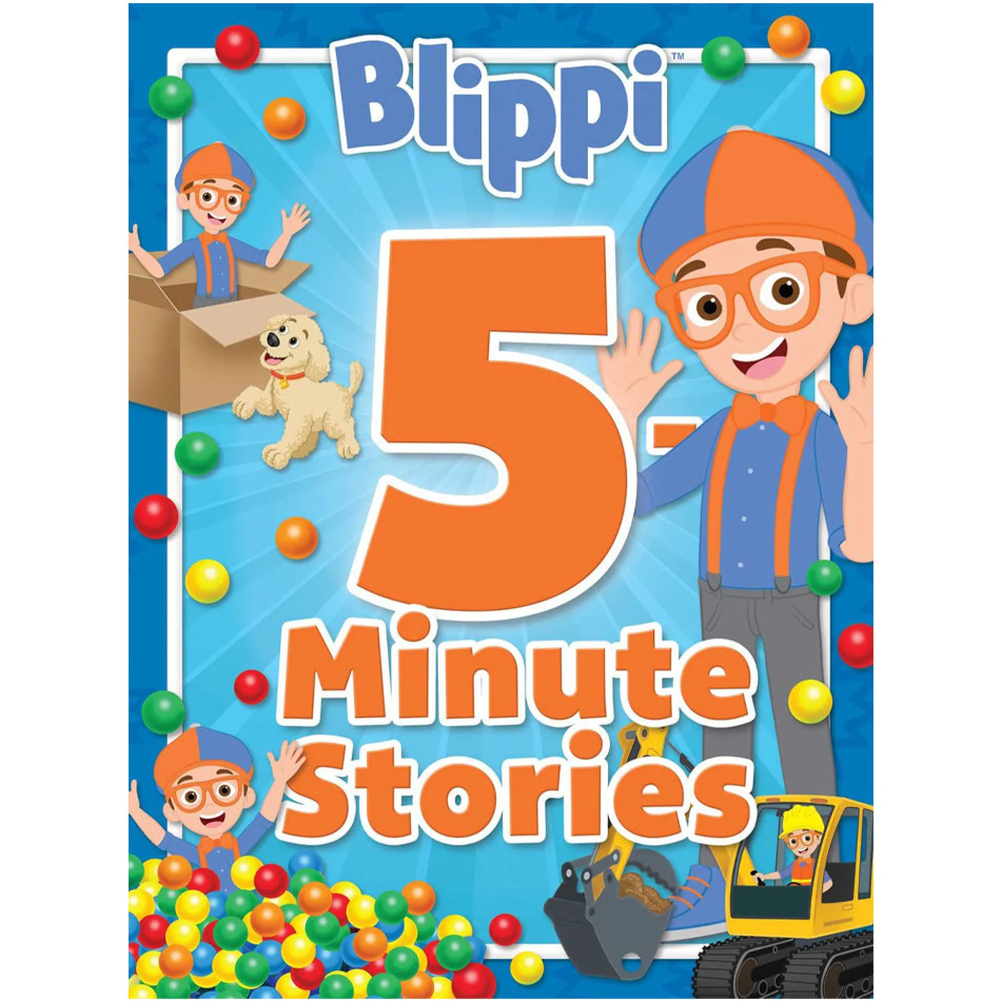 Readerlink Distribution Services Blippi 5-Minute Stories Hardcover Book - Preschool Adventure*Kids Reading, Writing & Speech|Kids Books