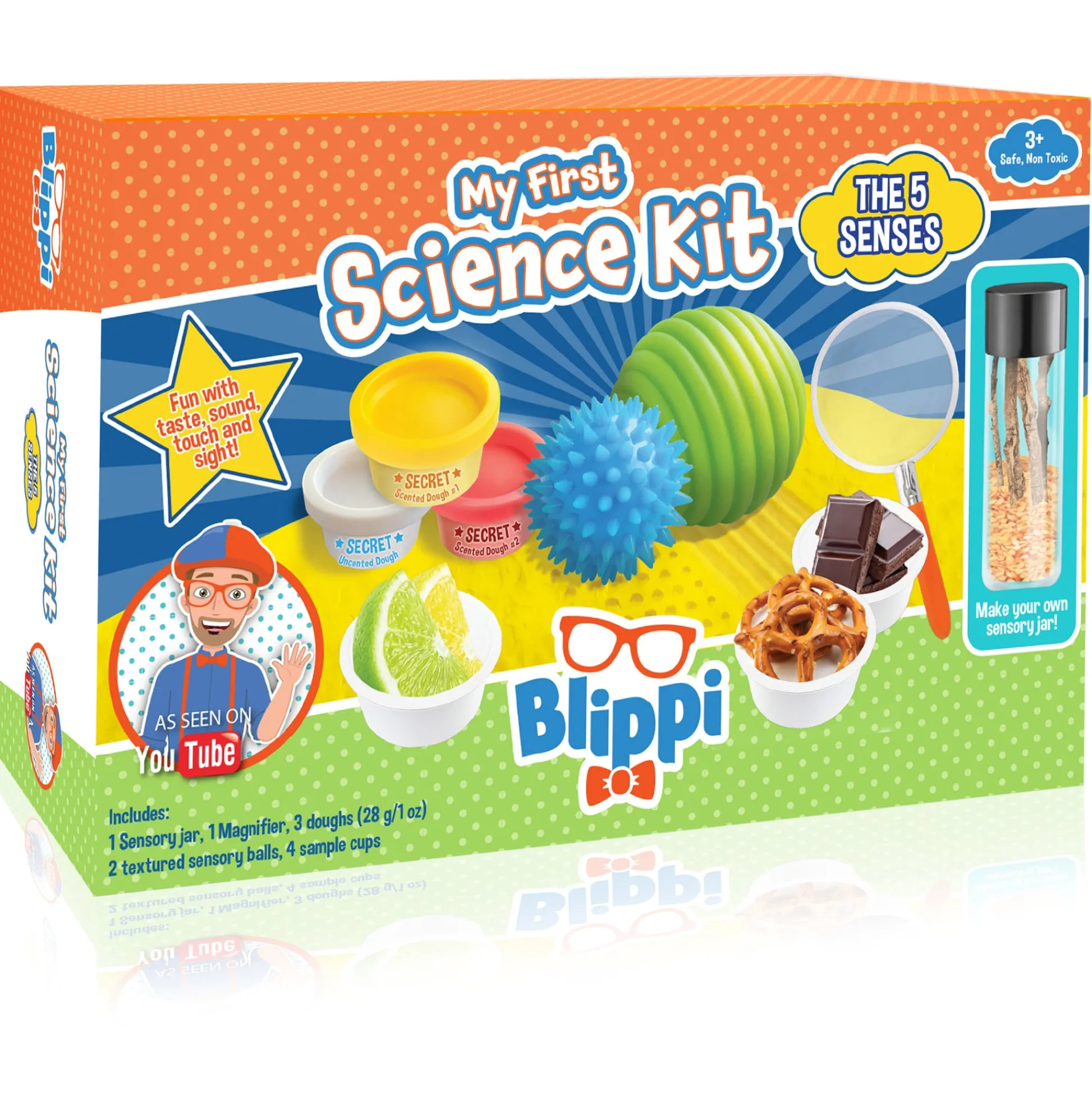 Educators Resource Blippi My First Sensory Science Kit - Explore Five Senses* Science & Discovery