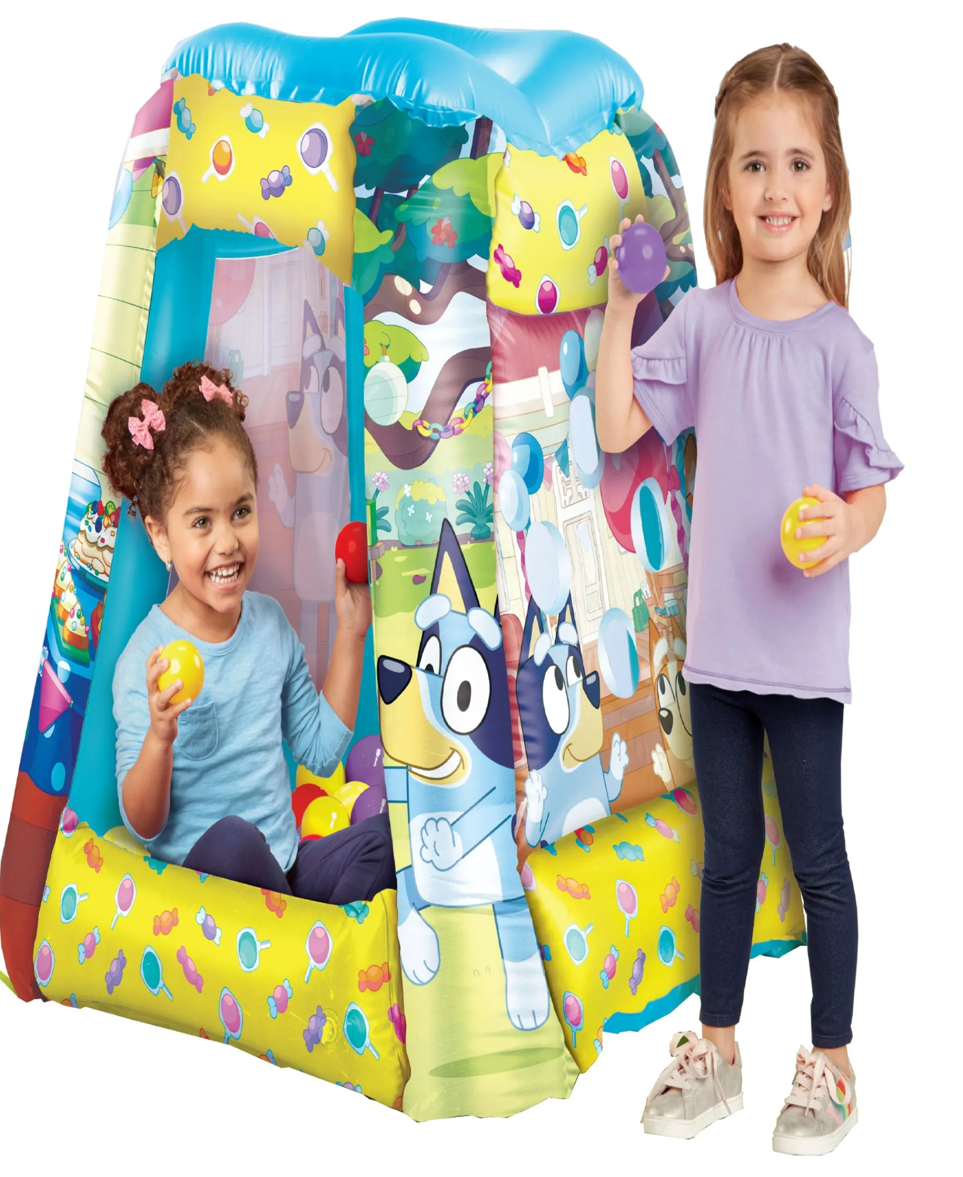 Macy's - Supplier Bluey Ball Pit 20 Ball Playland with Colorful Character Graphics* Preschool Pals|Social & Emotional Skills