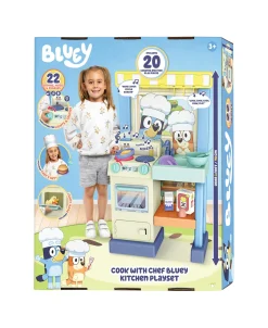 Macy's - Supplier Bluey Deluxe Cook and Clean Kitchen S11* Preschool Education Toys & Activities|Preschool Pals