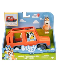 Macy's - Supplier Bluey Heeler Family Road Trip 4WD Vehicle - Articulated Chilli Figure Included* Preschool Pals|Playsets & Vehicles