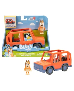 Macy's - Supplier Bluey Heeler Family Road Trip 4WD Vehicle - Articulated Chilli Figure Included* Preschool Pals|Playsets & Vehicles