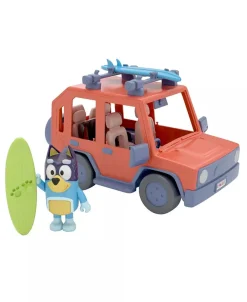 Macy's - Supplier Bluey Heeler 4WD Family Cruiser Playset with Bandit Figure and Surfboards* Preschool Education Toys & Activities|Preschool Pals