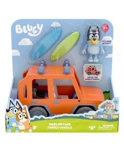 Macy's - Supplier Bluey Heeler 4WD Family Cruiser Playset with Bandit Figure and Surfboards* Preschool Education Toys & Activities|Preschool Pals