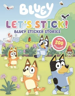 Readerlink Distribution Services Bluey: Let's Stick! Super Sticker Scenes Activity Book*Kids Preschool Pals|Reading, Writing & Speech
