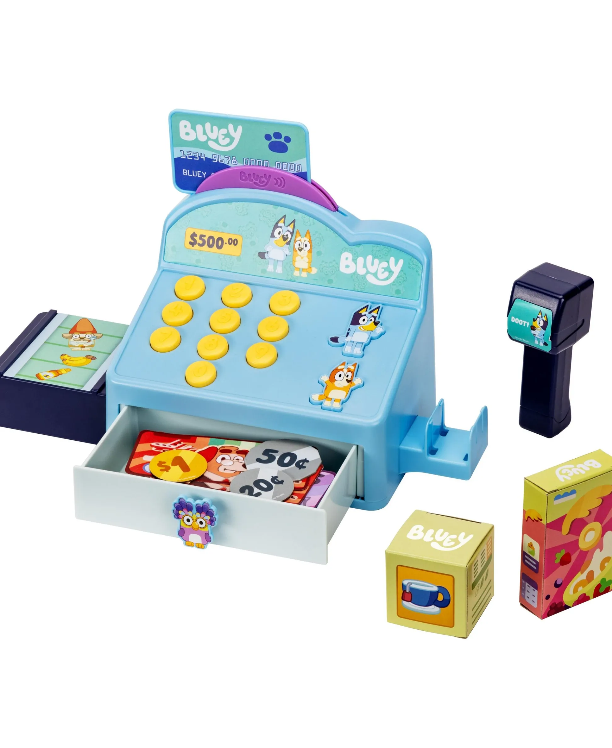 Macy's - Supplier Bluey S11 Interactive Role Play Cash Register* Kitchens & Play Food|Preschool Pals