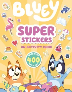 Readerlink Distribution Services Bluey Super Stickers Activity Book - Over 400 Stickers*Kids Preschool Pals|Reading, Writing & Speech
