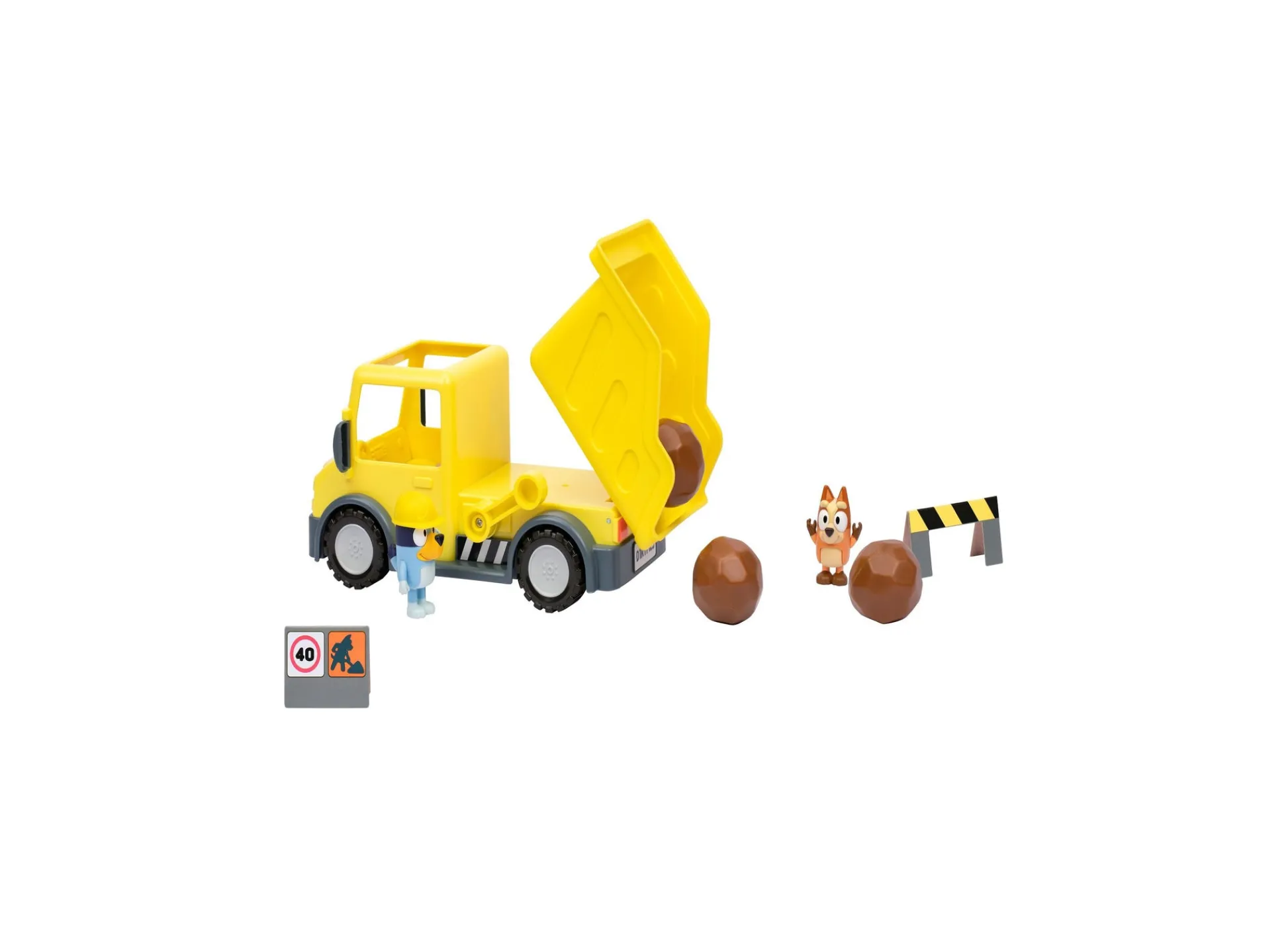 Macy's - Supplier Bluey's Adventure Series Dump Truck with Exclusive Figures* Preschool Pals|Playsets & Vehicles