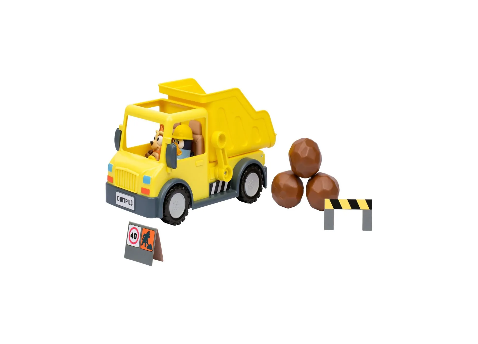 Macy's - Supplier Bluey's Adventure Series Dump Truck with Exclusive Figures* Preschool Pals|Playsets & Vehicles
