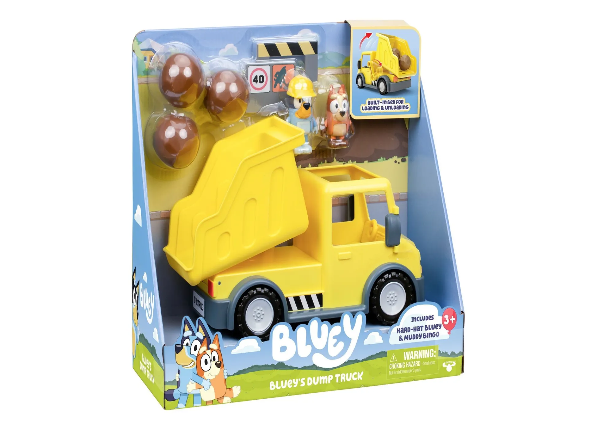 Macy's - Supplier Bluey's Adventure Series Dump Truck with Exclusive Figures* Preschool Pals|Playsets & Vehicles