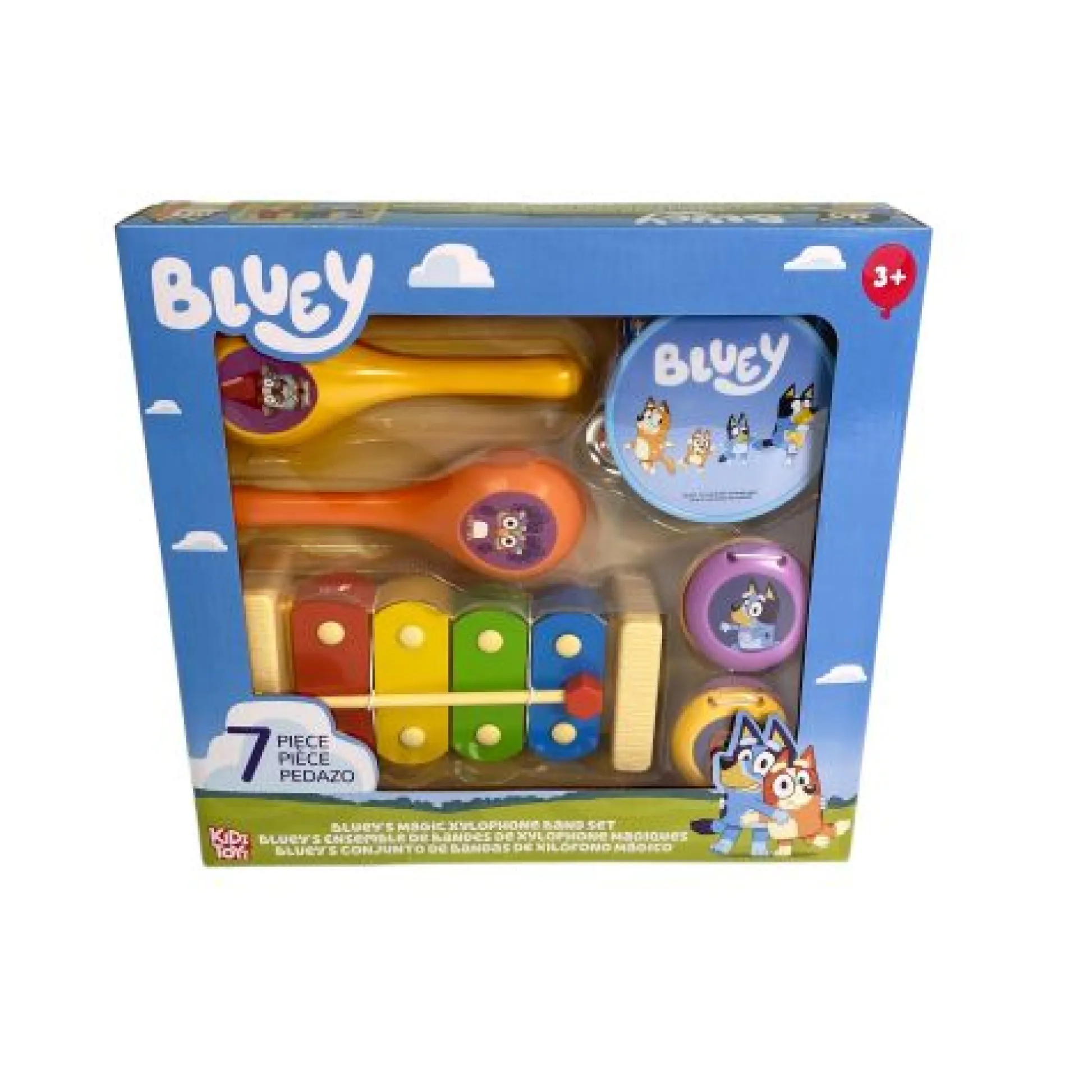 Calendar Holdings, LLC Bluey's Magic Xylophone 7-Piece Band Set* Preschool Pals|Musical & Sound Toys