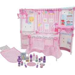 Flat River Group BnB Pink Doll Furniture Set with 14" Baby Doll and Accessories* Doll Houses, Furniture & Accessories|Stuffed Animals & Plush Toys