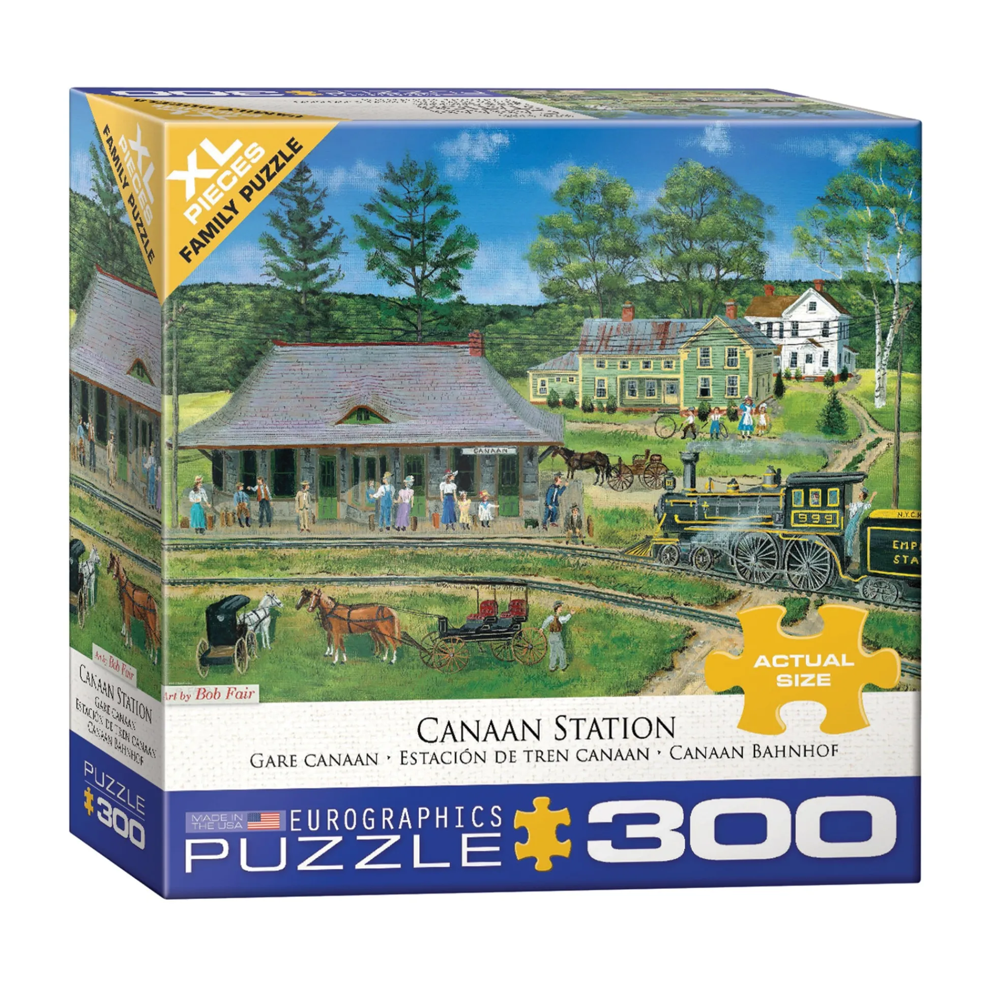 AreYouGame Bob Fair Canaan Station XL Jigsaw Puzzle - 300 pc* Puzzles