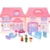 Flat River Group Boley Doll House Playset - Pink & Purple - 16pc with 3 Family Dolls for Kids 3+* Doll Houses, Furniture & Accessories|Stuffed Animals & Plush Toys