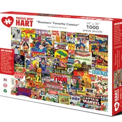 Flat River Group Boomers' Favorite Comics 1000 pc Jigsaw Puzzle by Steve Smith* Puzzles