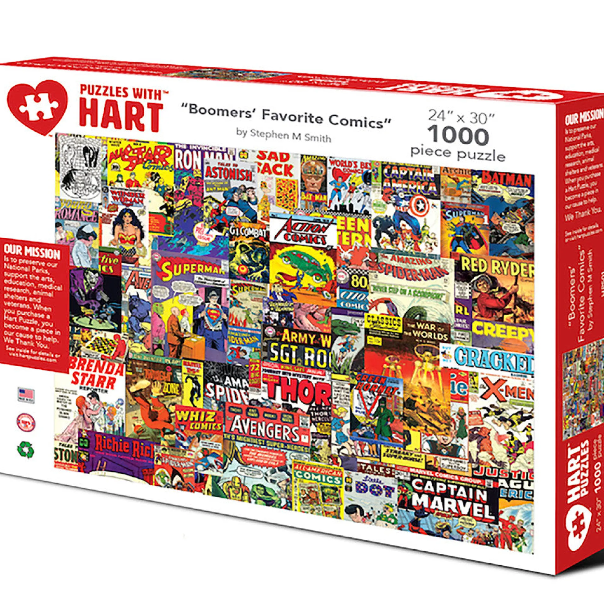 Flat River Group Boomers' Favorite Comics 1000 pc Jigsaw Puzzle by Steve Smith* Puzzles