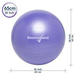 Educators Resource Bouncyband® Balance Ball, 65cm, Vibrant Purple - Stay Active & Focused* Activities & Games