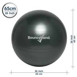 Educators Resource Bouncyband Balance Ball Chair, 65cm - Dynamic Dark Gray* Preschool Education Toys & Activities