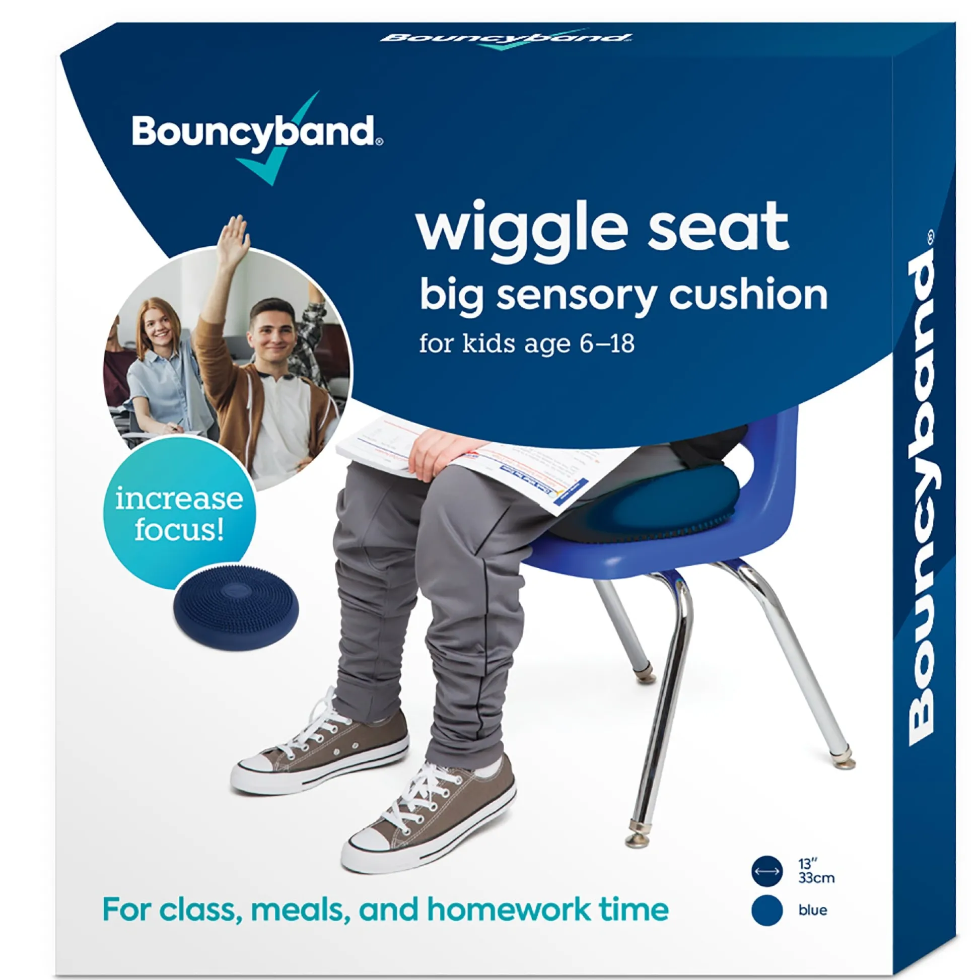Educators Resource Bouncyband Big Wiggle Seat Sensory Cushion - Energize Your Seating!* Sensory & Fidget Toys