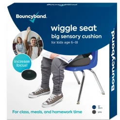 Educators Resource Bouncyband Big Wiggle Seat Sensory Cushion - Dark Gray* Sensory & Fidget Toys