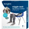 Educators Resource Bouncyband Big Wiggle Seat Sensory Cushion, Silver - Active Sitting for Kids* Sensory & Fidget Toys