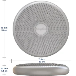 Educators Resource Bouncyband Big Wiggle Seat Sensory Cushion, Silver - Active Sitting for Kids* Sensory & Fidget Toys