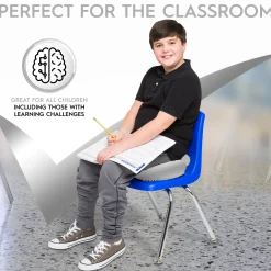 Educators Resource Bouncyband Big Wiggle Seat Sensory Cushion, Silver - Active Sitting for Kids* Sensory & Fidget Toys