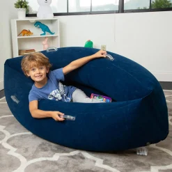 Educators Resource Bouncyband® Comfy Hugging Peapod Sensory Pod for Kids, 48 Inch - Blue* Tents, Tunnels & Playhouses|Dress Up