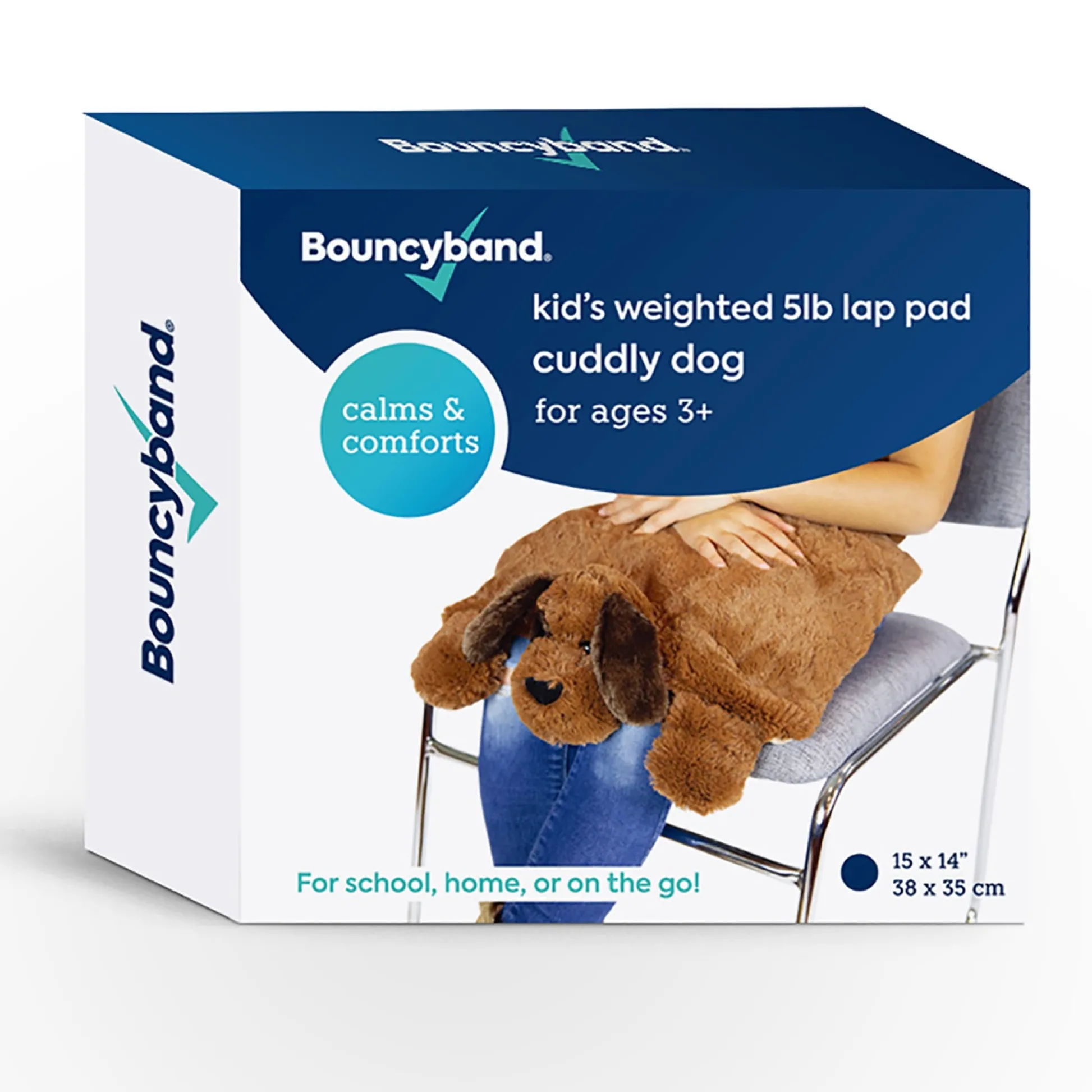 Educators Resource Bouncyband Happy Hugs Weighted Sensory Bulldog Plush* Stuffed Animals|Stuffed Animals & Plush Toys