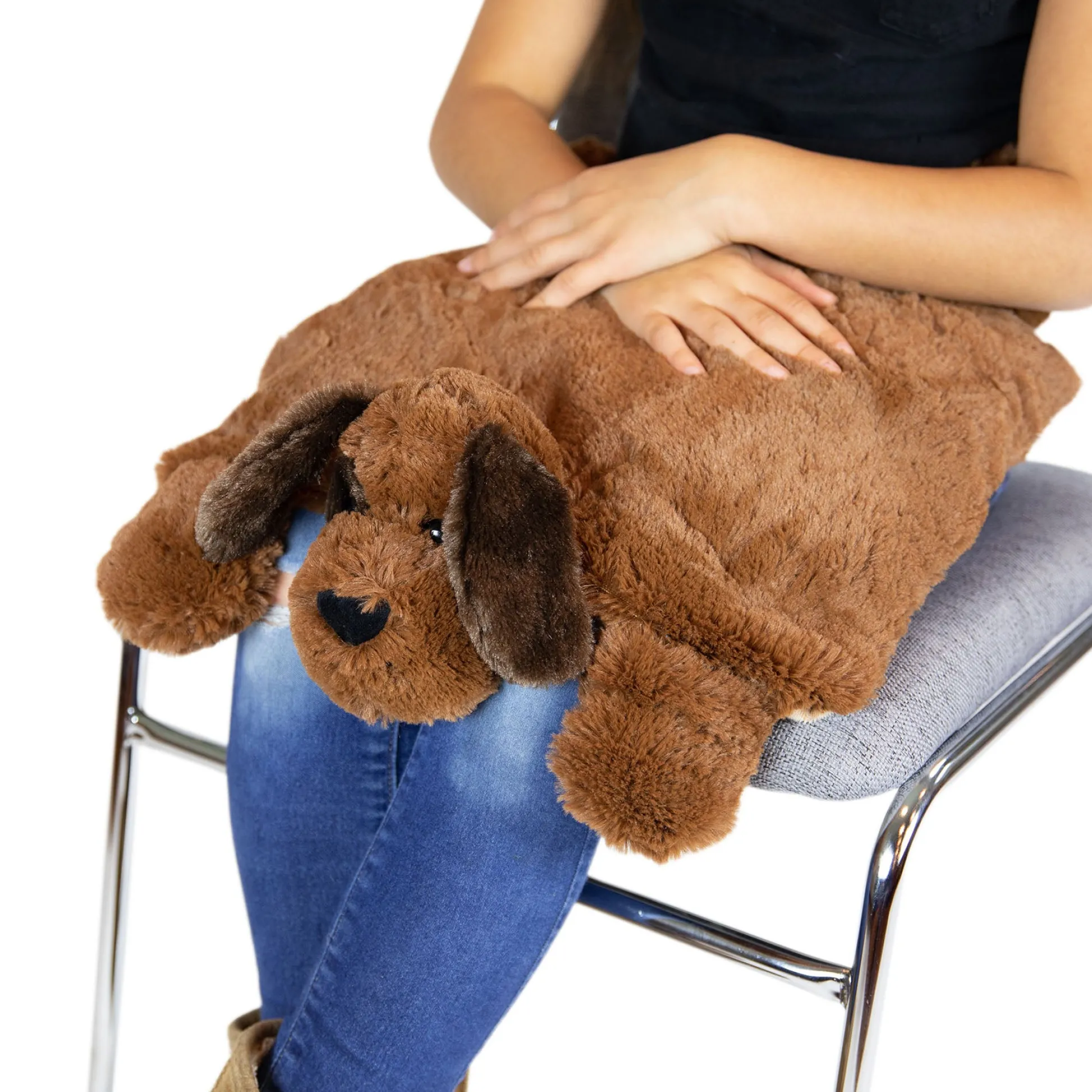 Educators Resource Bouncyband Happy Hugs Weighted Sensory Bulldog Plush* Stuffed Animals|Stuffed Animals & Plush Toys