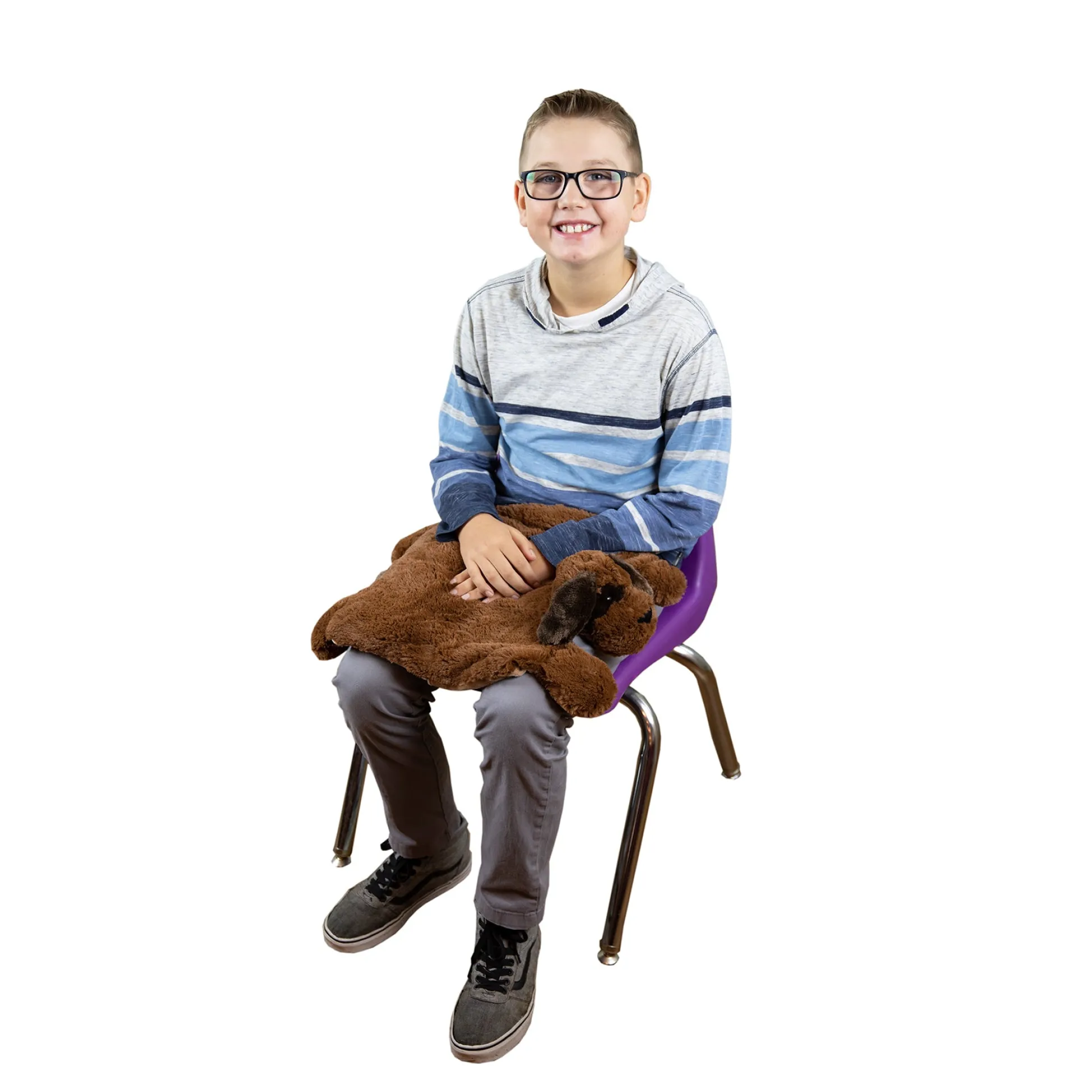 Educators Resource Bouncyband Happy Hugs Weighted Sensory Bulldog Plush* Stuffed Animals|Stuffed Animals & Plush Toys
