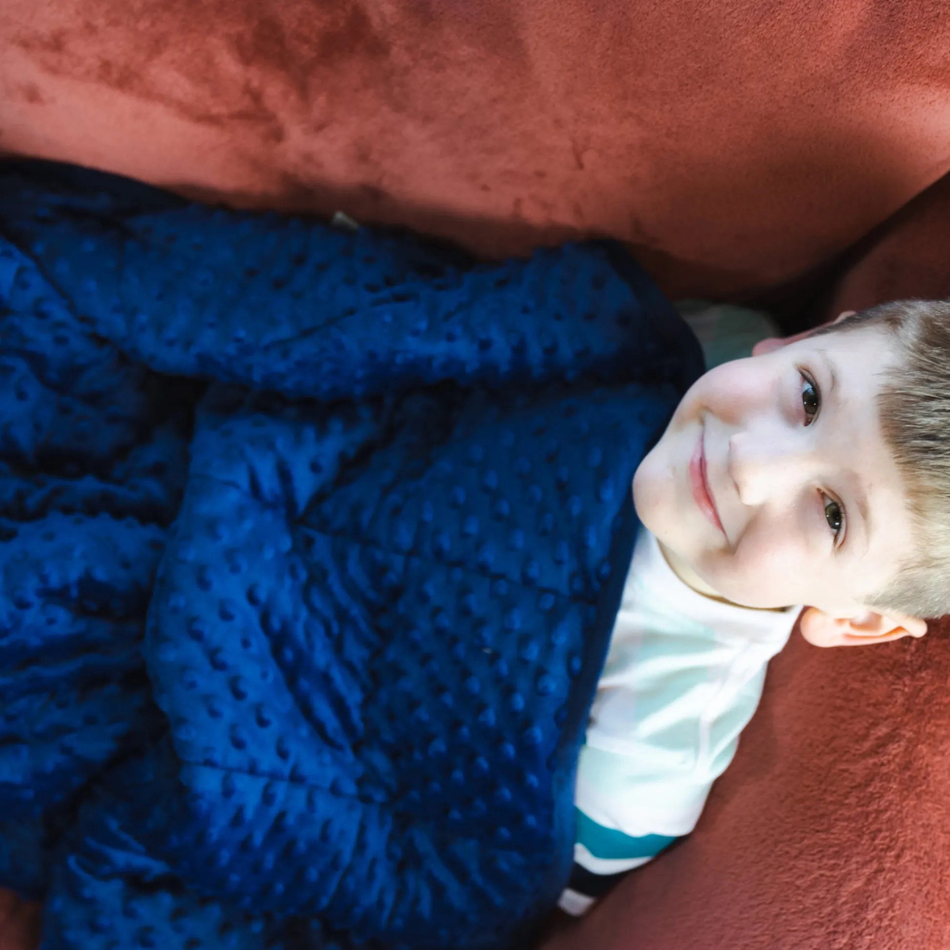 Educators Resource Bouncyband Kids' Sensory Weighted Blanket – Soft Fleece, 7lb, 56" x 36"* Sensory & Fidget Toys|Social & Emotional Skills
