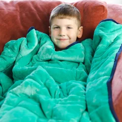Educators Resource Bouncyband Kids' Sensory Weighted Blanket – Soft Fleece, 7lb, 56