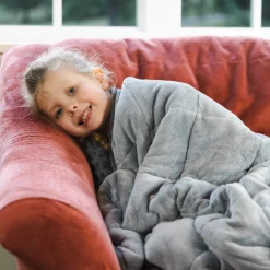 Educators Resource Bouncyband Kids' Sensory Weighted Fleece Blanket – 10lb, Dual-Texture* Sensory & Fidget Toys|Social & Emotional Skills