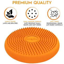 Educators Resource Bouncyband Little Wiggle Seat Sensory Cushion, Vibrant Orange* Preschool Education Toys & Activities