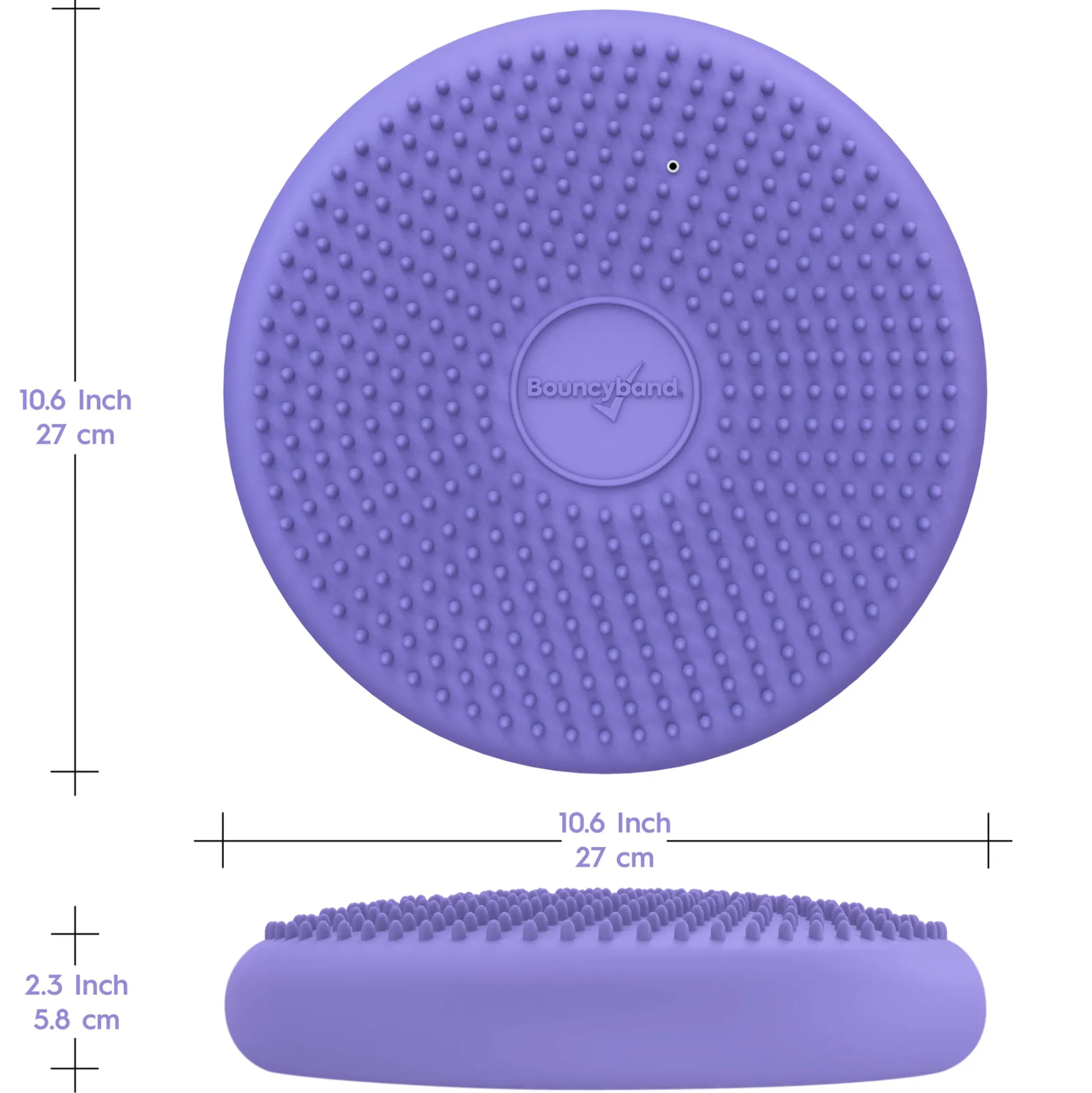 Educators Resource Bouncyband Little Wiggle Seat Sensory Cushion, Playful Purple* Sensory & Fidget Toys