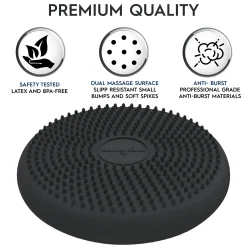 Educators Resource Bouncyband Little Wiggle Seat Sensory Cushion - Dark Gray* Preschool Education Toys & Activities