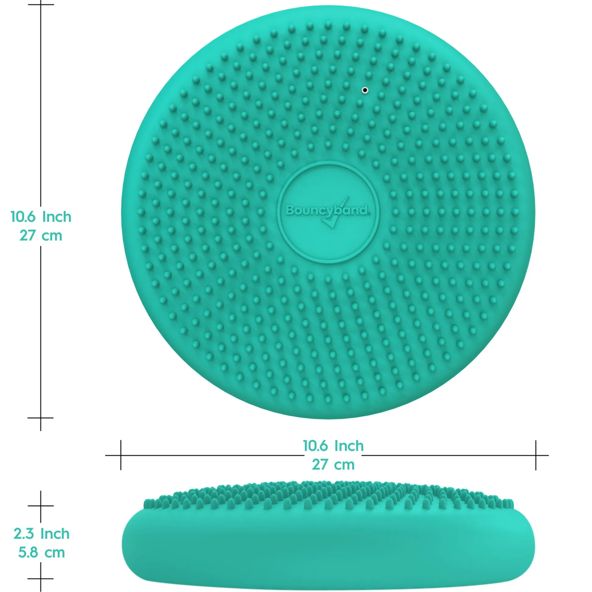 Educators Resource Bouncyband Little Wiggle Seat Sensory Cushion, Mint - Calming Movement for Kids* Preschool Education Toys & Activities
